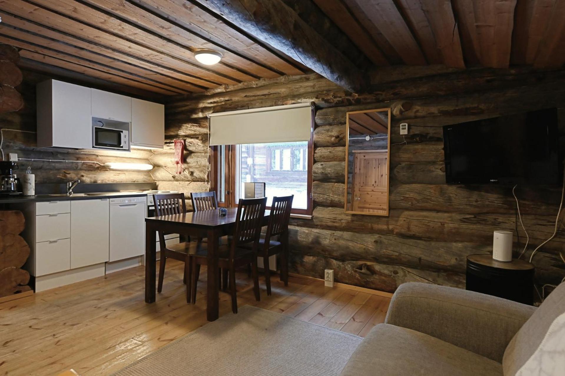 Classic Log Cabin Ski-In Ski-Out Levi Exteriér fotografie