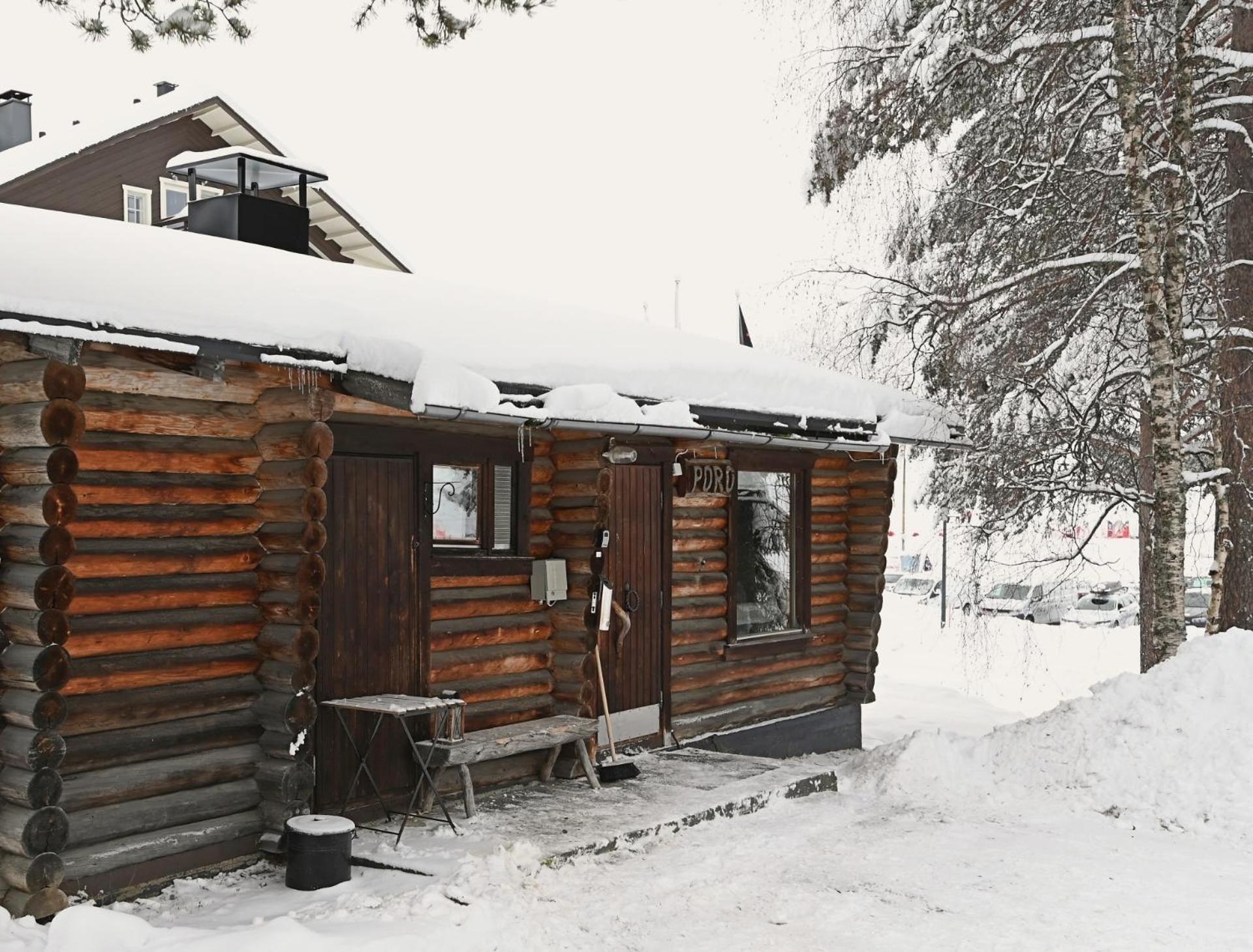 Classic Log Cabin Ski-In Ski-Out Levi Exteriér fotografie