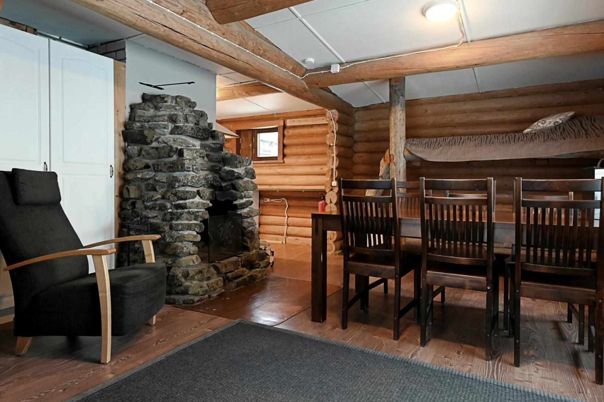 Classic Log Cabin Ski-In Ski-Out Levi Pokoj fotografie