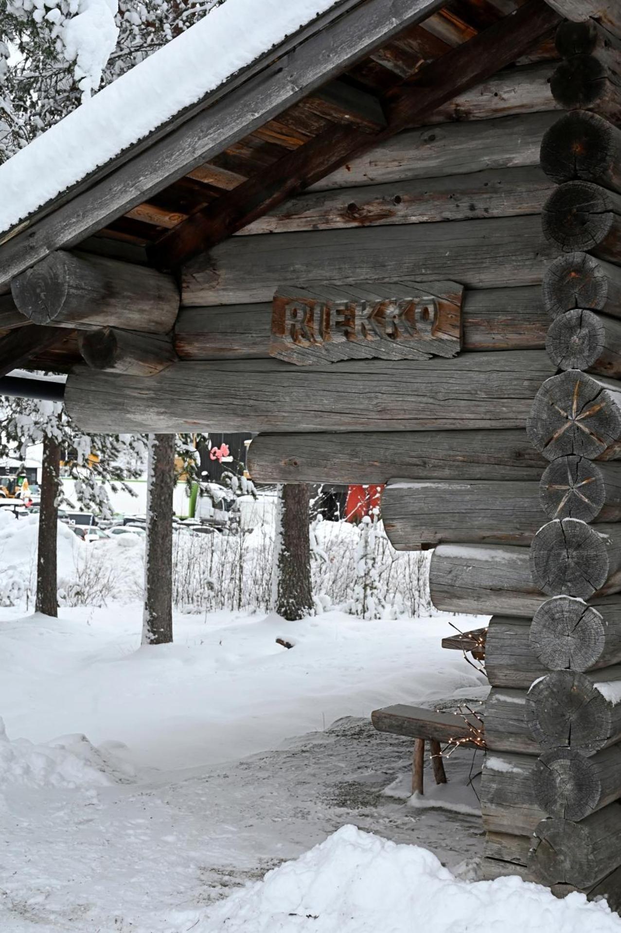 Classic Log Cabin Ski-In Ski-Out Levi Exteriér fotografie