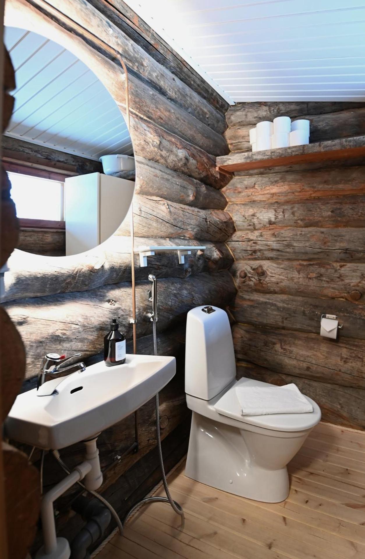 Classic Log Cabin Ski-In Ski-Out Levi Exteriér fotografie