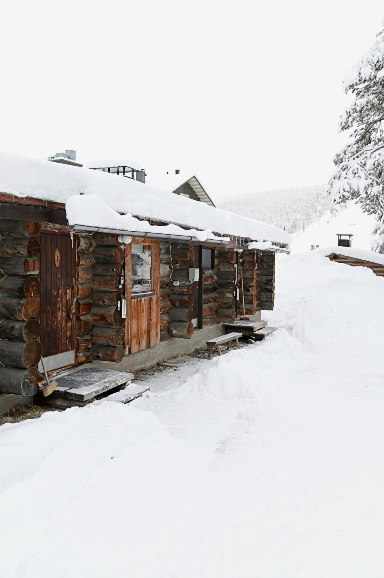 Classic Log Cabin Ski-In Ski-Out Levi Exteriér fotografie