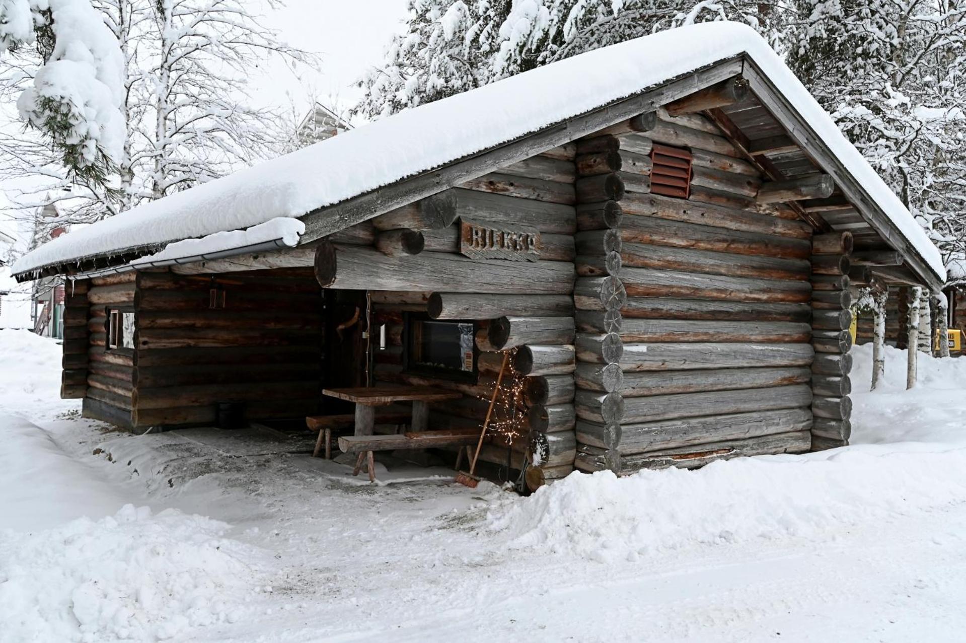 Classic Log Cabin Ski-In Ski-Out Levi Exteriér fotografie