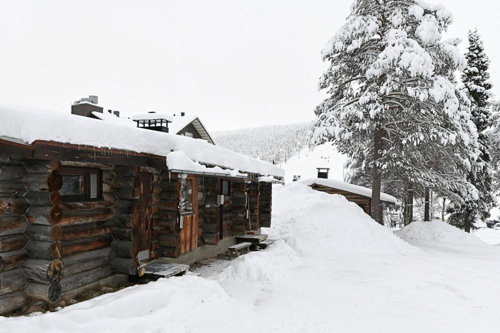 Classic Log Cabin Ski-In Ski-Out Levi Pokoj fotografie
