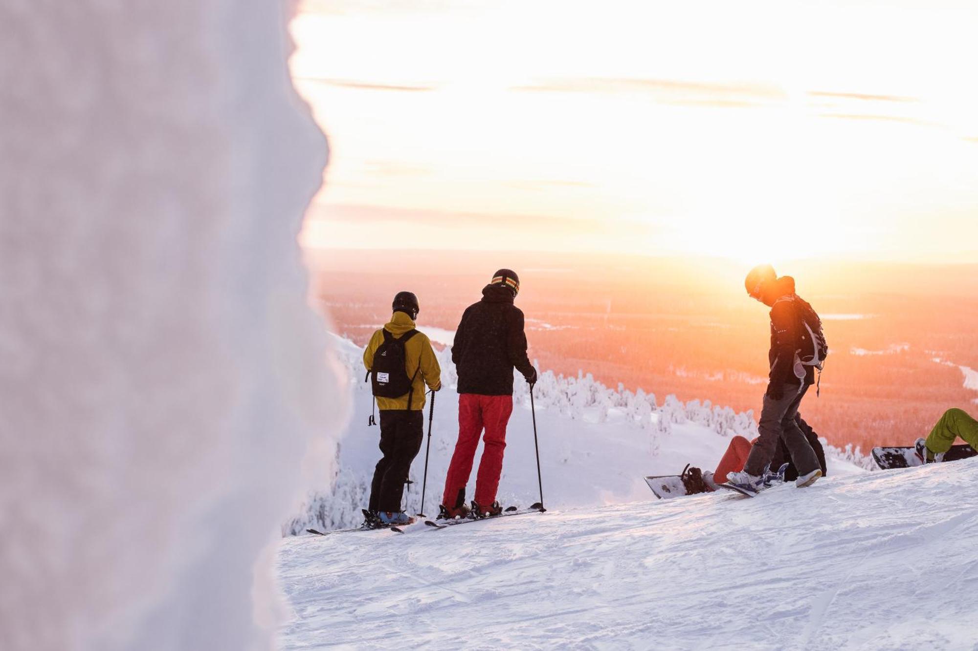 Classic Log Cabin Ski-In Ski-Out Levi Exteriér fotografie